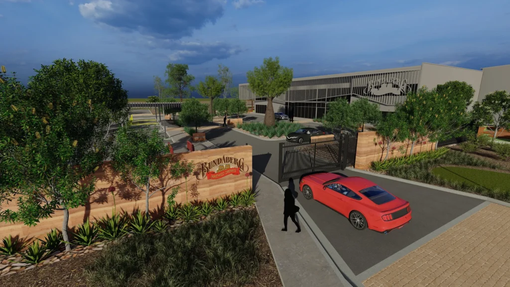 Bundaberg Brewed Drinks 3D Landscape Render